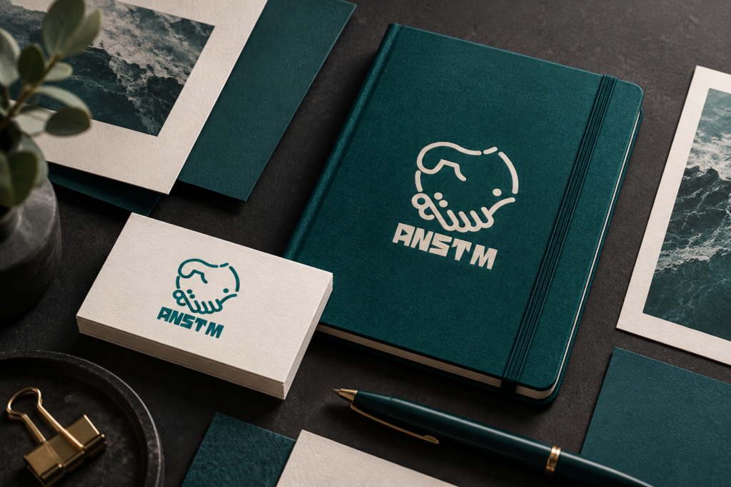 ANSTM branding service illustration