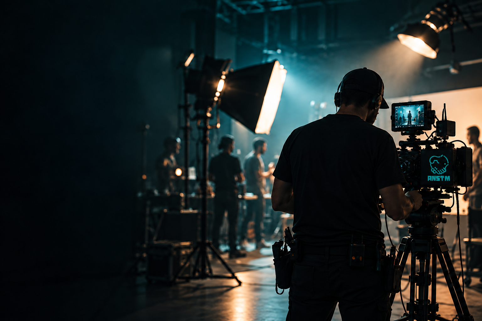 Brand content production in a studio